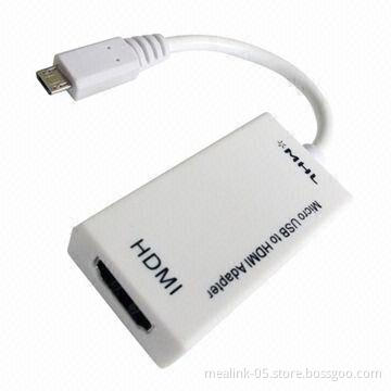 Micro USB 5P Male to HDMI Female Adapter Cable